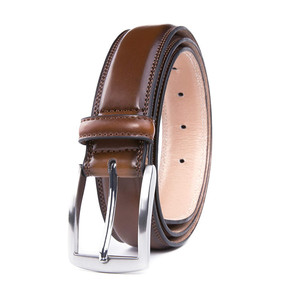 <span class=keywords><strong>Cinture</strong></span> Casual Classiche Personalizzate Fatte a Mano <span class=keywords><strong>in</strong></span> Vera <span class=keywords><strong>Pelle</strong></span> di Vacchetta 100% con Fibbia a Perno - Product Image 1