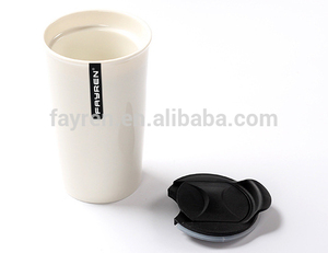 15 oz doble pared personalizado cerámica Starbuck viajes <span class=keywords><strong>taza</strong></span> de café <span class=keywords><strong>con</strong></span> <span class=keywords><strong>tapa</strong></span> - Product Image 5