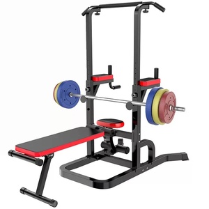 Wholesale Gym Equipment Multifunction Fitness Station Gym Pull up <strong>Power</strong> <strong>Tower</strong> Sit up Bench - Product Image 1