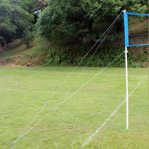 Ensemble de filet de <span class=keywords><strong>volley</strong></span>-ball extérieur professionnel PVC/PE matériel réglable 155-216CM équipement de cour Portable écologique pour arrière-cour - Product Image 3