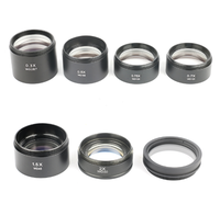 WD165 0.5X 0.7X 1.0X 2.0X Auxiliary Objects Microscope Camera Lens for Trinocular Stereo Zoom Microscope Lens for phone repair