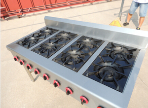 เตาแก๊สประกอบ4/6/8สำหรับทำอาหารใช้ในเชิงพาณิชย์ - Product Image 2