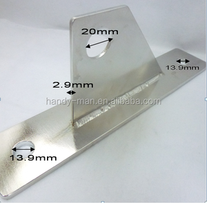 SS-765 Verticale en acier Inoxydable ligne de Vie Ancrage Mural Creux - Product Image 2