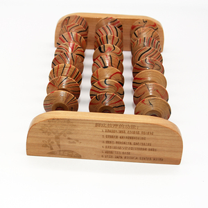 2019 <span class=keywords><strong>New</strong></span> Style Holz Fuß rollen massage gerät Gesundheits massage Produkt - Product Image 2