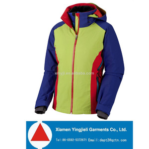 de alta calidad del fabricante chino de colores en 3 <span class=keywords><strong>1</strong></span> para mujer chaqueta de esquí de - Product Image 1