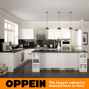 Blanco Laca Del Gabinete de Cocina Muebles del Paquete Plano para <span class=keywords><strong>el</strong></span> Proyecto de Australia - Product Image 2