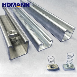 HDmann หนักเหล็ก Unistrut ระบบ41X41ชุบสังกะสี C ช่องป๋อผู้ผลิต