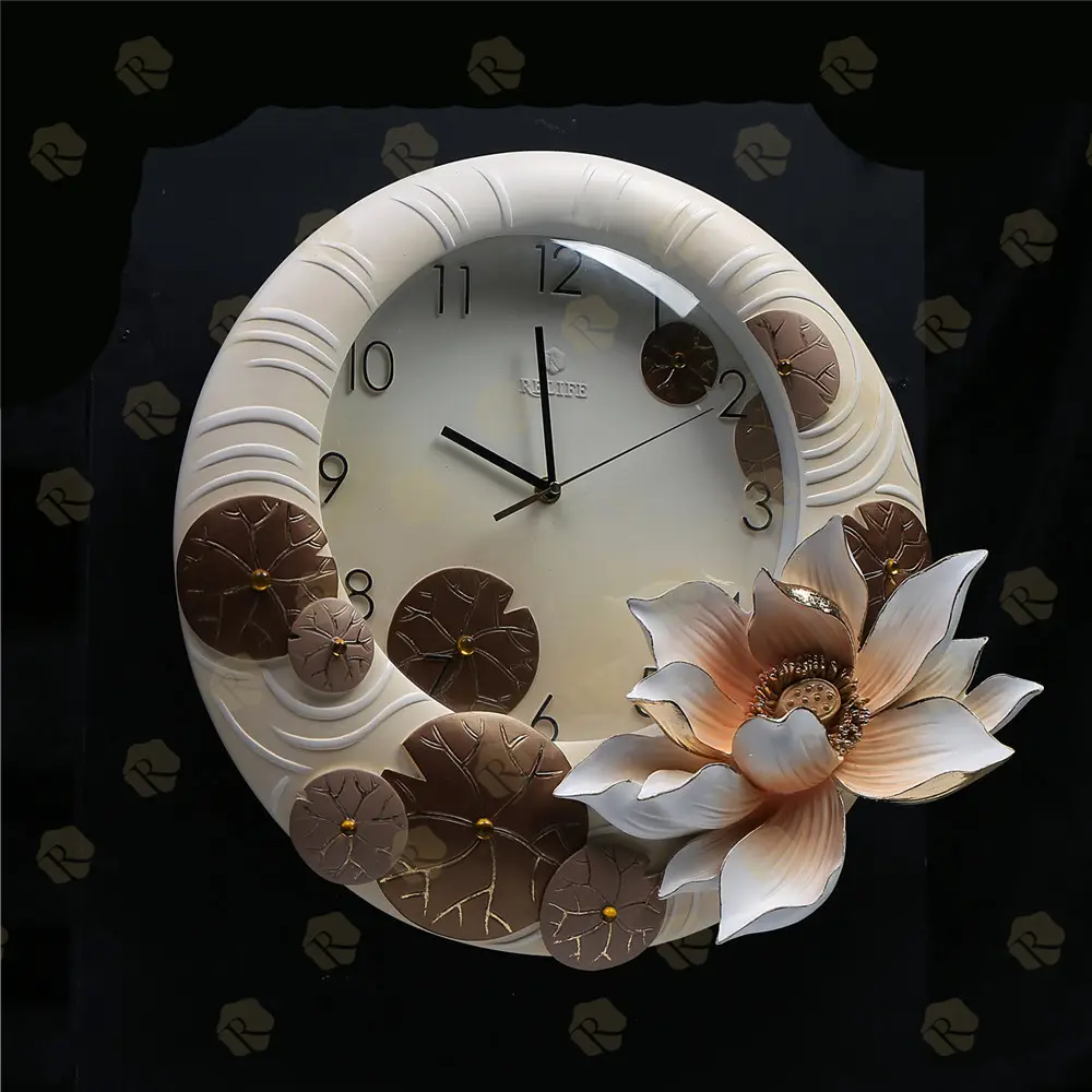 Factory Price Hand Made Resin Wall Clock for Wholesale Wall Art for Home Decor