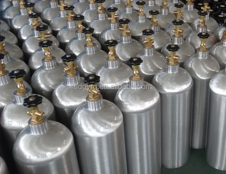 200 Bar High Pressure Aluminum gas cylinder