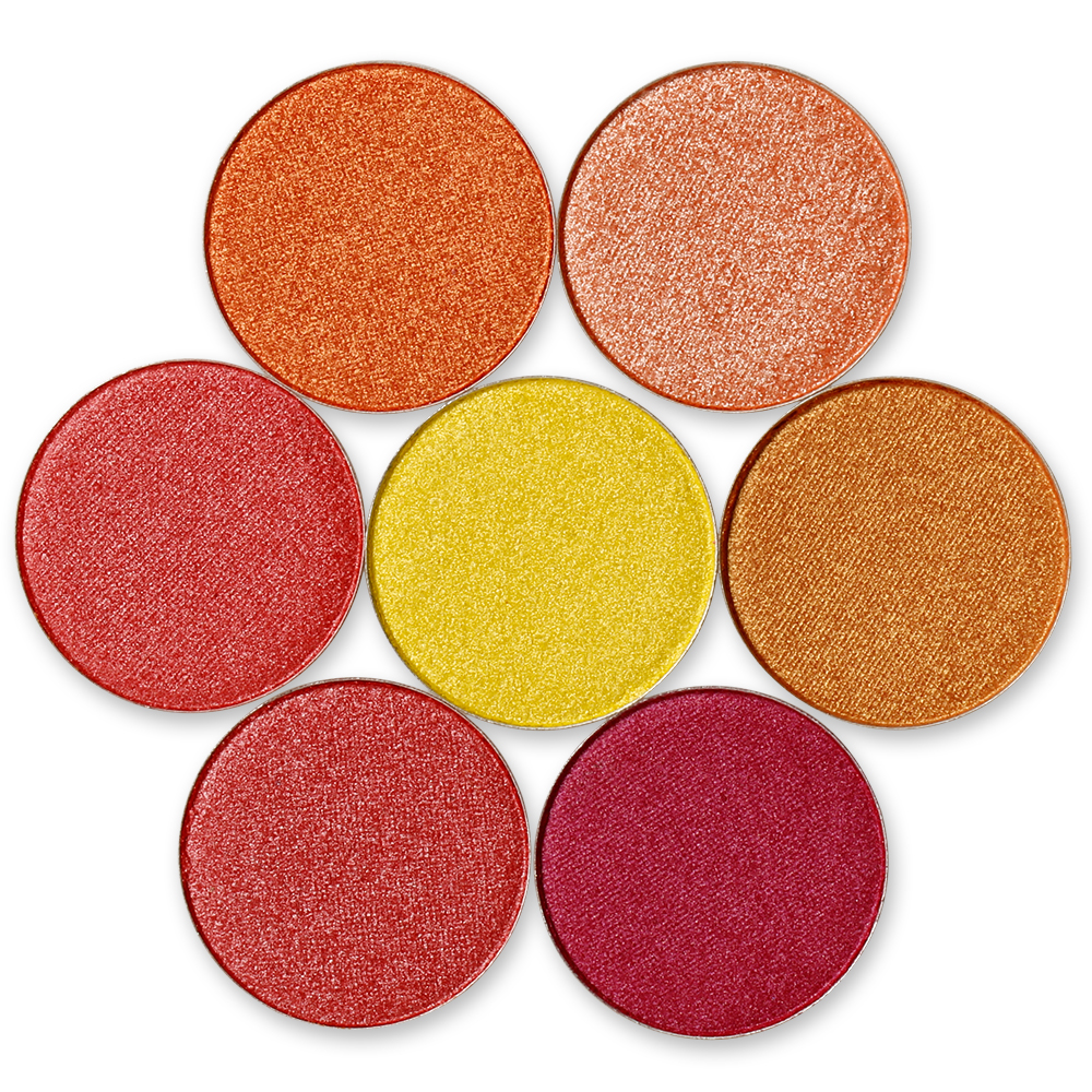 Multi kleuren 36mm of 26mm matte shimmer glitter enkele oogschaduw pan geperst poeder oogschaduw