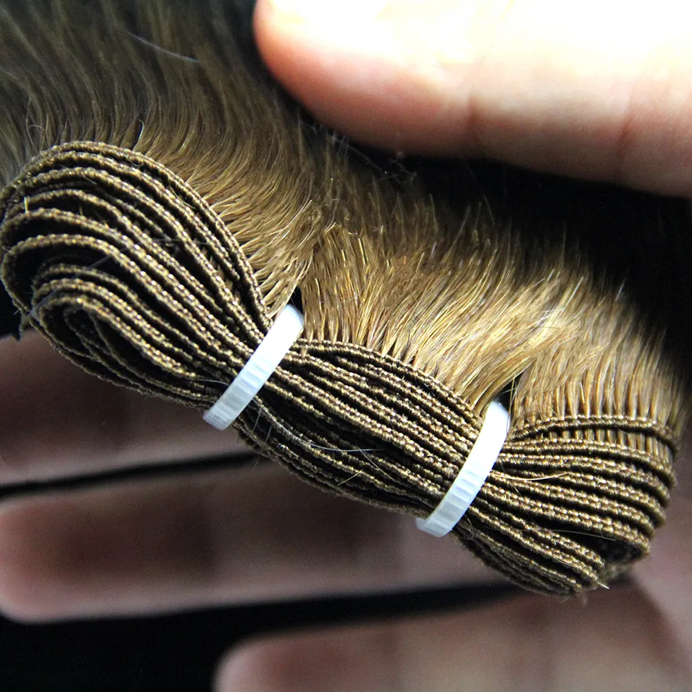 Süper ince el bağlaması postiş İnsan saç, 1b/30 omber örgü saç atkı, brezilyalı çift çizilmiş bakire saç satılık