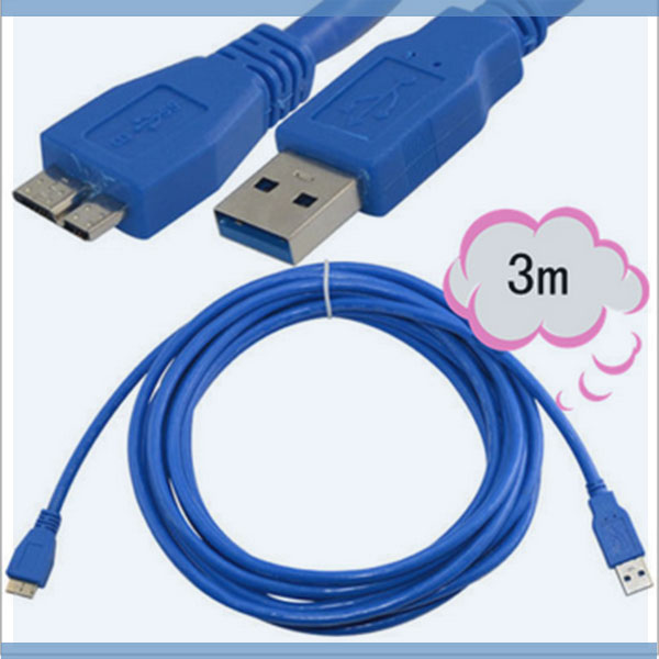 Dual USB 3.0 Мужчина с USB власти Micro Y кабель для Мобильного Жесткого диска