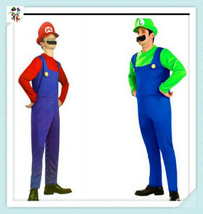 Déguisement de fête de <span class=keywords><strong>Carnaval</strong></span> <span class=keywords><strong>Mario</strong></span> pour adultes et enfants, Costumes HPC-3140 - Product Image 2