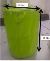 2014 cestas de lavandería de poliéster para el hogar de gran oferta - Product Image 5