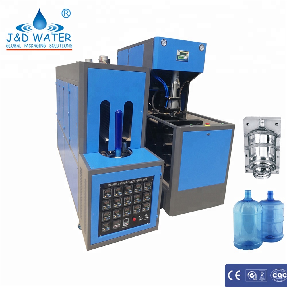 3-6галлонная ПЭТ бутылка полуавтоматическая выдувная формовочная машина