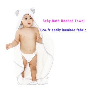 Manta de baño con <span class=keywords><strong>dibujos</strong></span> de animales para niños, toalla con capucha de bambú orgánico 100%, venta al por mayor - Product Image 3