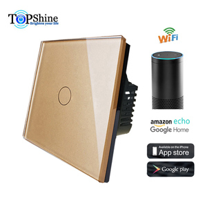 Topshine สวิตช์อัจฉริยะ Wifi,สวิตช์1ตัวดีไซน์ใหม่สำหรับควบคุมด้วยแอปมือถือและควบคุมด้วยเสียง - Product Image 3