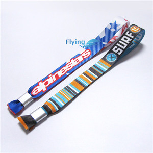 Müzik Festivali Baskılı Bilezik Otel Giriş Kumaş Bilek Bantları Bilekliği - Product Image 3