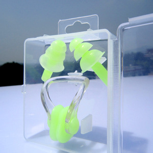 Juego de tapones para <span class=keywords><strong>los</strong></span> oídos para natación, Clip para la nariz, resistente al agua, con logotipo personalizado, a precio de fábrica, tapones para <span class=keywords><strong>los</strong></span> oidos - Product Image 4