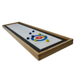 Tabuleiro shuffleboard 3 em 1, jogo de tabuleiro, tigela e ondulação