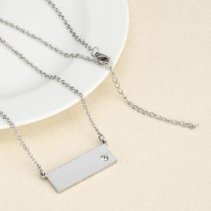 Rectangulaire Karma Double Face <span class=keywords><strong>Mot</strong></span> Étiquettes t'aime <span class=keywords><strong>maman</strong></span> et Je t'aime <span class=keywords><strong>MAMAN</strong></span> Charme collier - Product Image 4