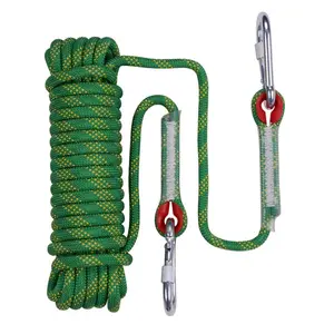 Corda profissional de escalada em pedras, corda de 14mm de poliéster para caminhadas ao ar livre