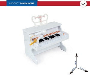 Simple clásico ABS caja <span class=keywords><strong>de</strong></span> color <span class=keywords><strong>piano</strong></span> eléctrico para niños con 25 llaves - Product Image 4