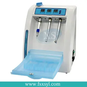स्वत: दंत Handpiece साफ मशीन और तेल लगाने चिकना प्रणाली
