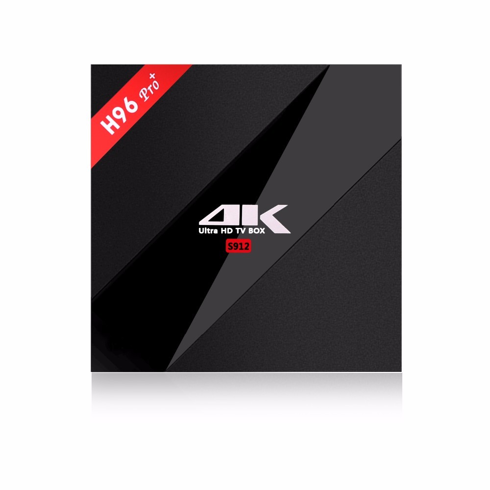 H96 Pro Plus Octa Core Android 6.0 TV Box Amlogic S912 3G/32G 2.4G/5 GHz WIFI Bluetooth 4 K DLNA Google Play Set Top Box