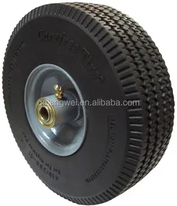 Tires Flat-Free Hand Truck Tire, 10.5in. x 4.10/3.50-4