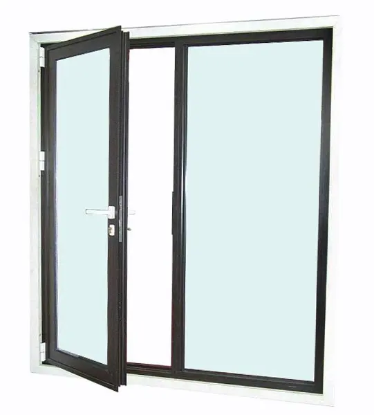 Алюминиевые створчатые двери, алюминиевая стеклянная створчатая дверь, створчатая дверь патио