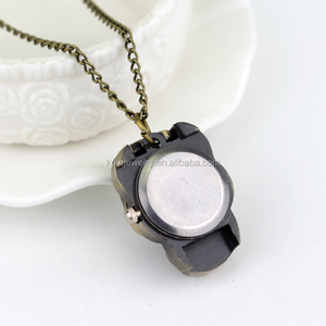 <span class=keywords><strong>Montre</strong></span> <span class=keywords><strong>de</strong></span> poche analogique Vintage pour hommes, tête <span class=keywords><strong>de</strong></span> crâne, cercle Bronze, style gothique, Vintage, Steampunk - Product Image 6