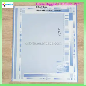 Fabricante de placas de polímero, tamaño de placa ctp, placa ctp