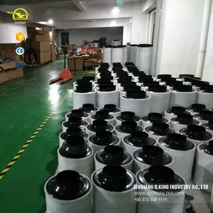 Hydroponic 空气碳过滤器，铝法兰纸箱过滤器，安全有效的空气碳过滤器