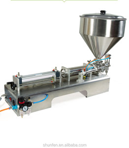 Khí nén <span class=keywords><strong>piston</strong></span> bán tự động một đầu Máy làm kem mỹ phẩm (điền máy cho Thuốc mỡ, kem, dán, mứt, nước sốt) - Product Image 3