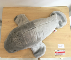 Peluche de Manatí con Cría, Juguete de Peluche Personalizado, Muñeco de Vaca Marina Gris - Product Image 4