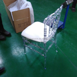 Polycarbonate PC gros cristal de mariée napoléon chaise - Product Image 6