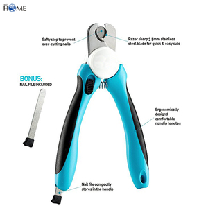 पेशेवर स्टेनलेस स्टील पालतू कुत्ते नाखून कतरनी और Trimmer - Product Image 3