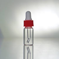 Flacons compte-gouttes en verre de 3 ml, 3,5 ml, 7 ml, 10 ml avec pipette en verre