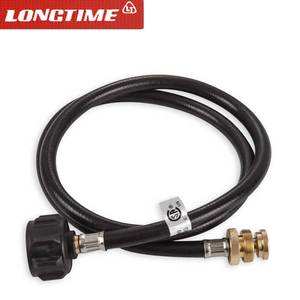 <span class=keywords><strong>Tuyau</strong></span> de gaz <span class=keywords><strong>propane</strong></span> en laiton haute pression de 4 pieds avec adaptateur CGA 600 QCC pour barbecue, chauffage, modèle XG09 pour bouteille de 1 lb - Product Image 1