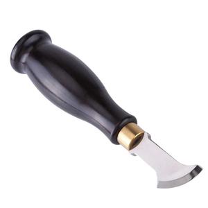 Stainless Steel Leather <strong>Edge</strong> Creasing <strong>Tool</strong> with Ebony Wood Handle for Marking Creaser Decoration - Product Image 4