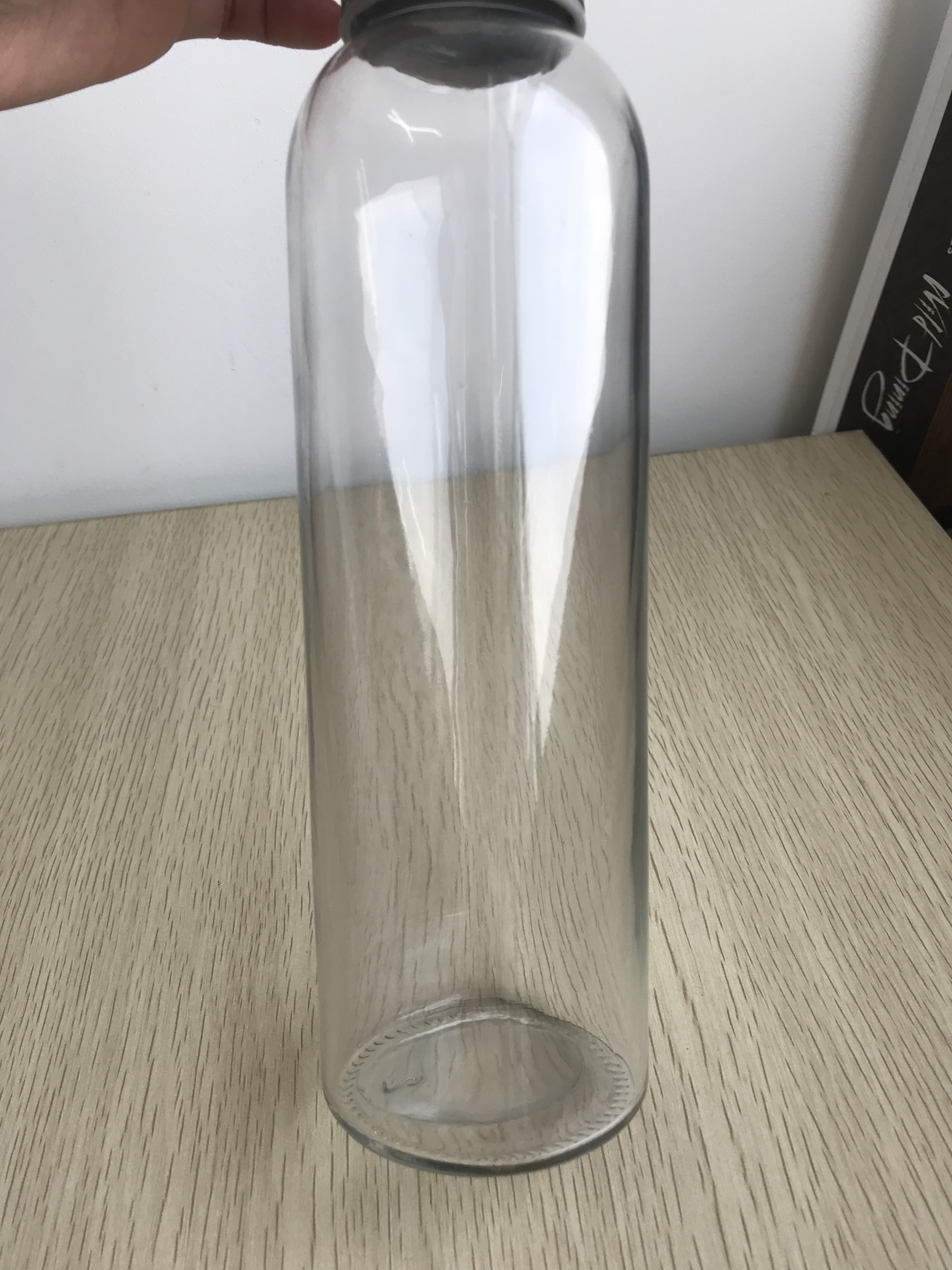 6pcs Set of 500ml Colored Sleeves and Leak-proof Stainless Steel Lid for Soda Lime Glass Water Bottles