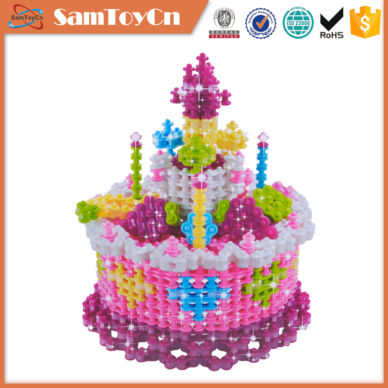 890 шт. торт строительный кирпич творческие блоки игрушка для детей