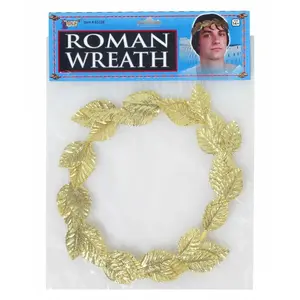 Greek Toga Gold Leaf Headband Laurel Wreath