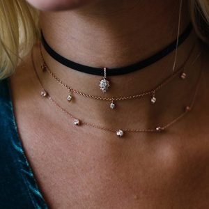 <strong>Lily</strong> Choker Pure 925 Sterling Silver Handmade CZ Collar <strong>Necklace</strong> - Product Image 5