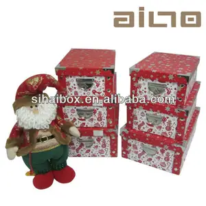 hotsale 2014 rectangular de papel caja de regalo para christams