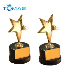 Unique Design Custom School Sport Trophy Children Trophy Custom Metal Star Trophy