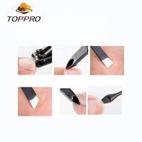 16 pièces tout noir armure coupe-ongles manucure beauté ensemble ménage articles divers assemblage facile porte-vélos