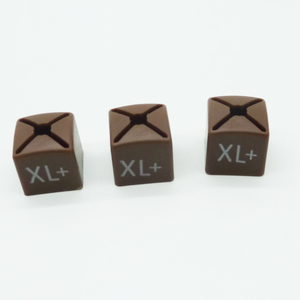 Marqueurs de taille en plastique pour cintres, cubes de taille pré-imprimés, différence entre les tailles - Product Image 2