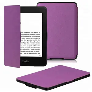 Capa de kindle paperwhite, capa inteligente de couro pu mais desbaste e leve para kindle paperwhite